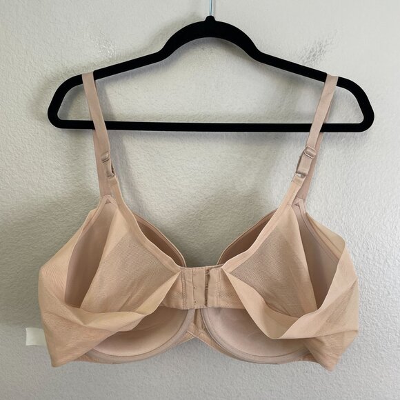 NEW Wacoal Beige Underwire Bra Size 42DD Full Coverage Smooth T-Shirt Style - Picture 5 of 7